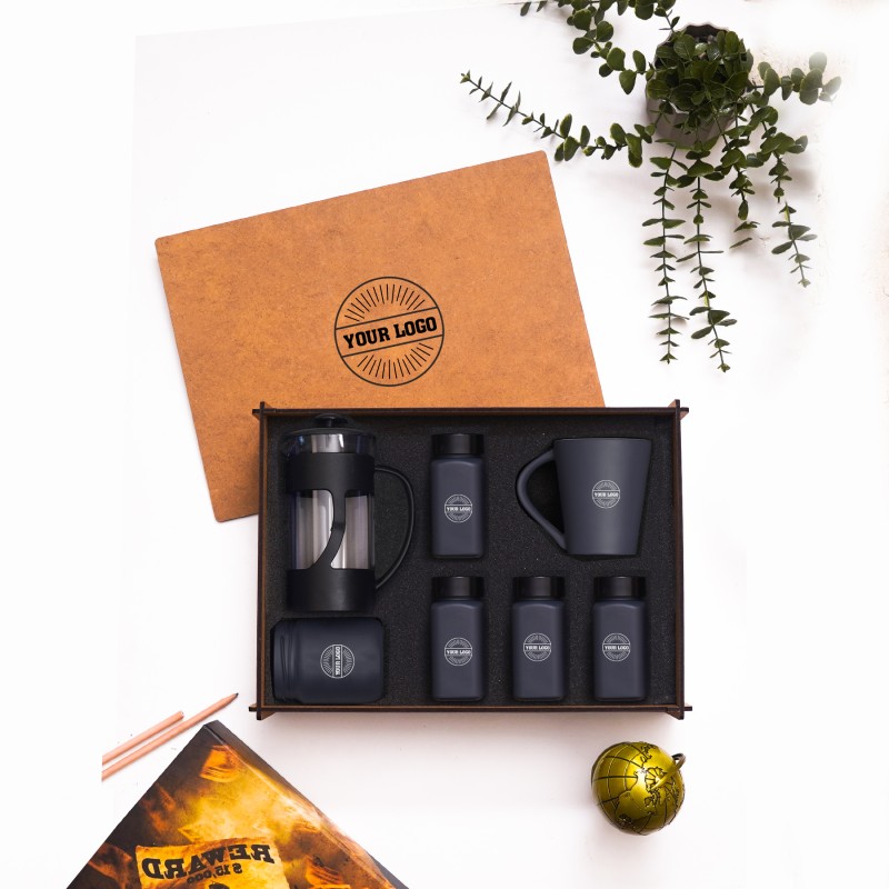 Ahşap Kutulu Hediye Seti 3626-19